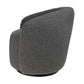 Desire Swivel Chair in Boulders pewter