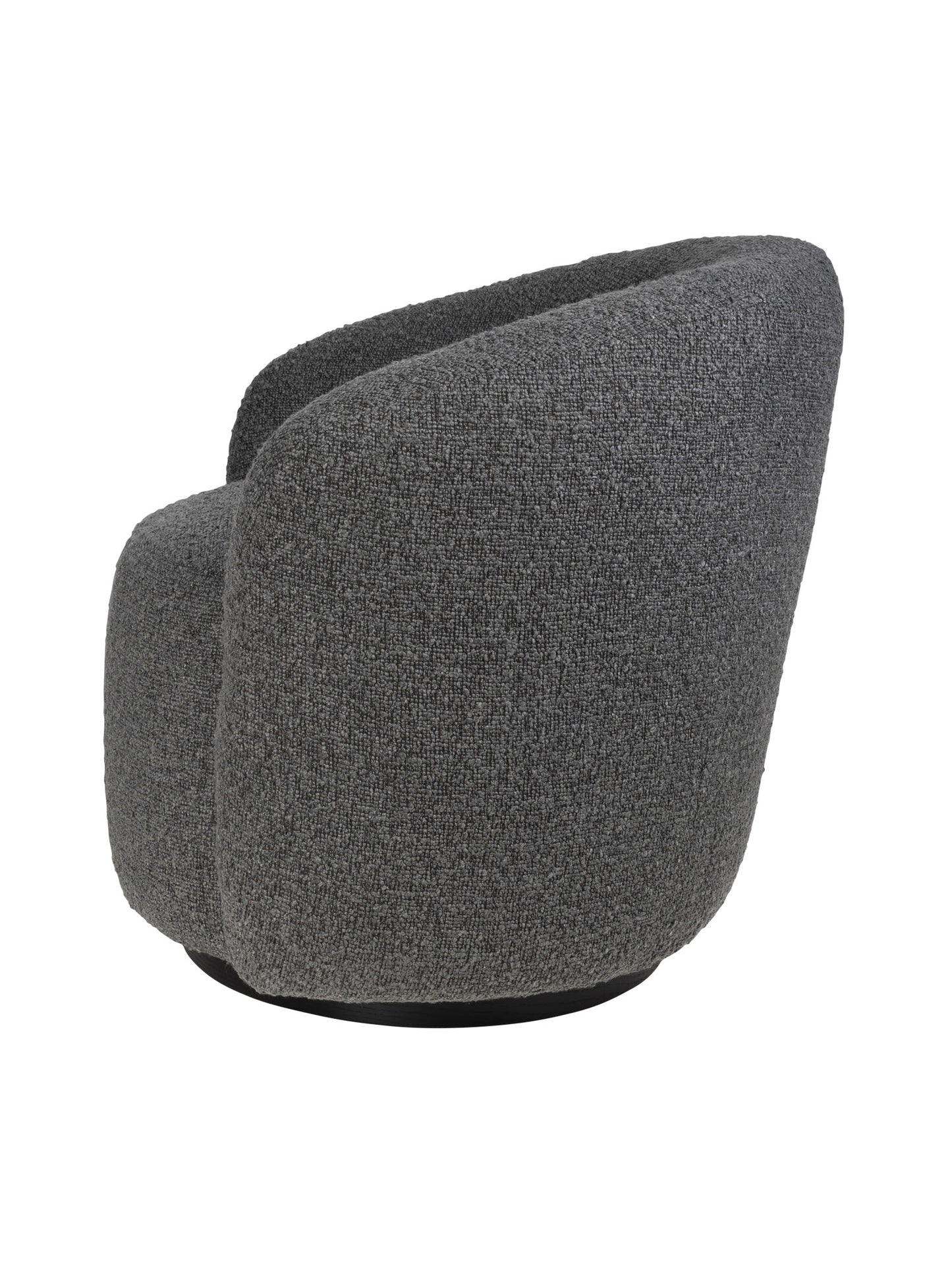 Desire Swivel Chair in Boulders pewter