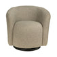 Desire Swivel Chair in Boulders iron