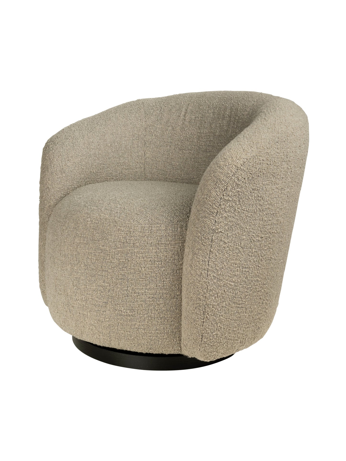 Desire Swivel Chair in Boulders iron