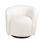 Desire Swivel Chair in Boulders White Rock