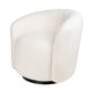 Desire Swivel Chair in Boulders White Rock