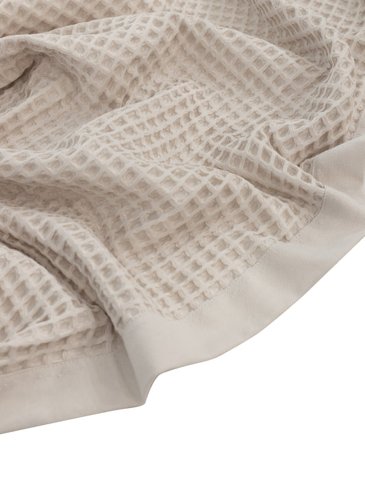 Honeycomb Throw in Creme Fraiche SK/K