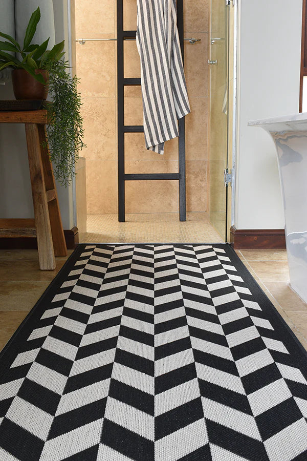 HERALD BLACK Rug & Runner