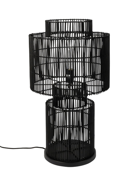 Zanzibar Table Lamp in Coal