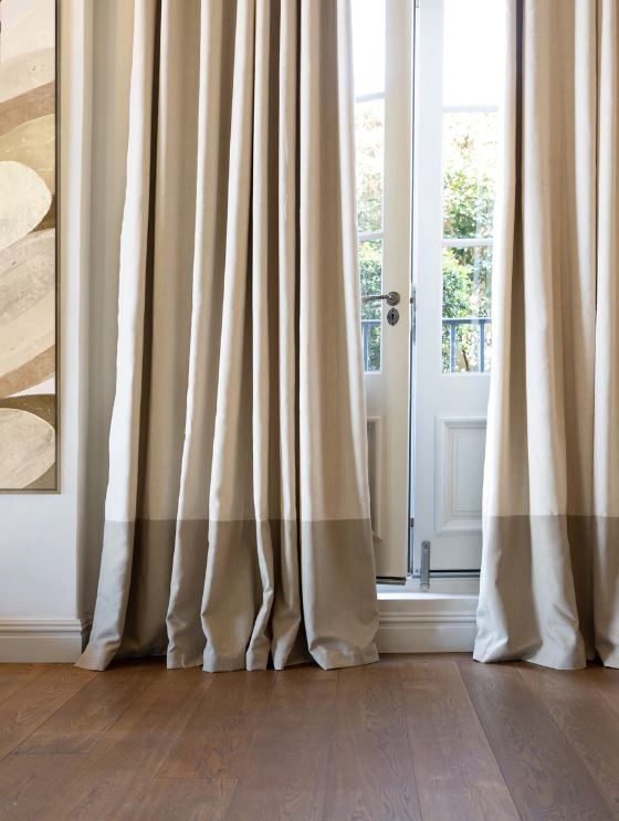 Chateau ready-made curtains in Lined Lino