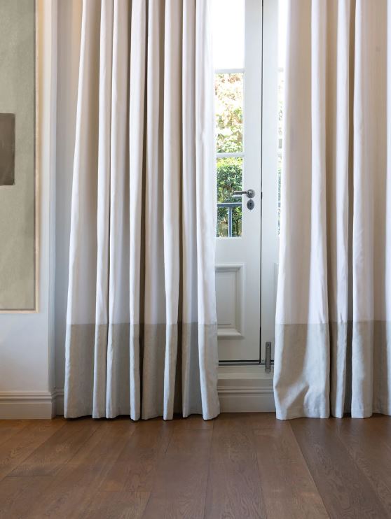 Chateau ready-made curtains in Cloud