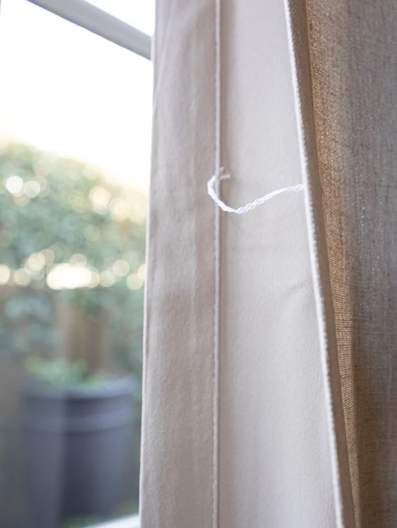 Chateau ready-made curtains in Cloud