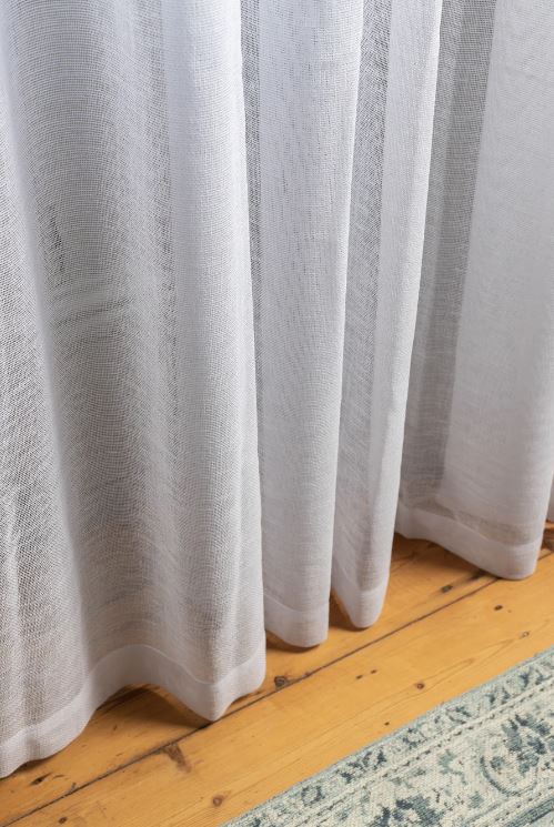 Poetic Ready Made Curtains in Unlined White