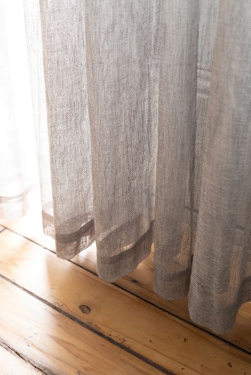 Poetic Ready Made Curtains in Unlined Graphite