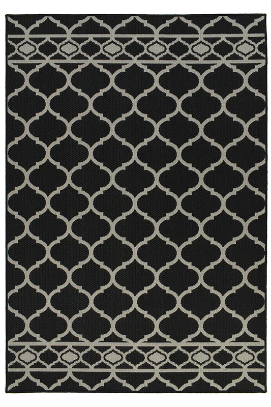 LATTICE BLACK Rug & Runner