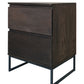 Haven Nightstand in Peppercorn - Medium