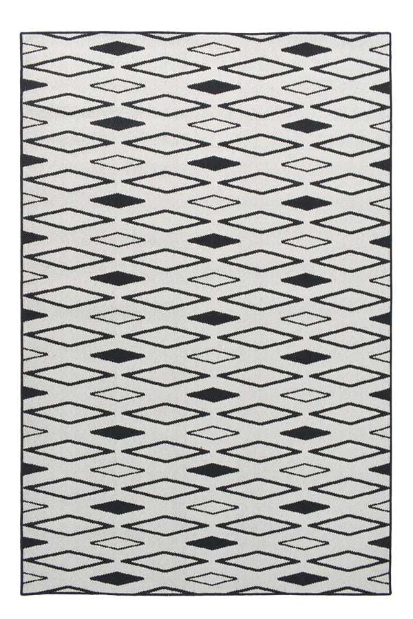 KIMBERLEY BLACK Reversible Rug & Runner