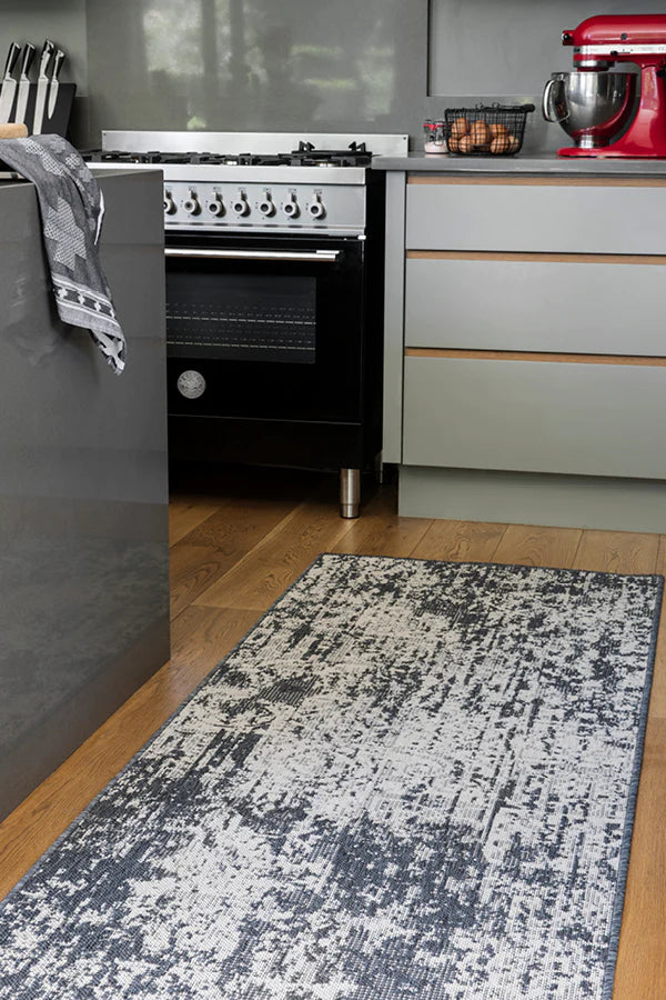 AZULEJO GREY Rug & Runner