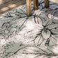 BOTANICA WHITE WITH BLACK Rug & Runner