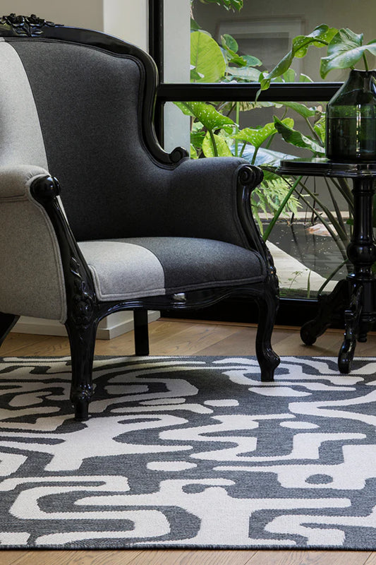 KUBA GREY Rug & Runner