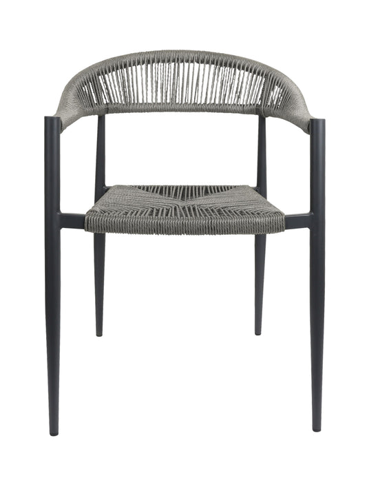 Zion Stackable Chair in Thunder